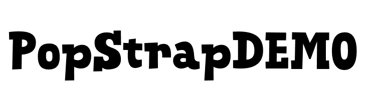 Pop Strap DEMO  Free Fonts Download