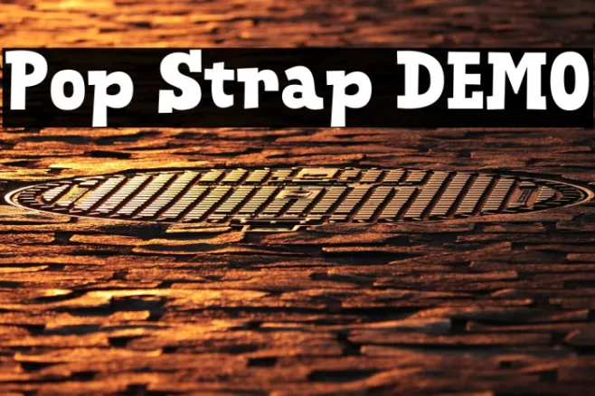 Pop Strap DEMO Example 1