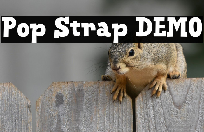 Pop Strap DEMO Example 2