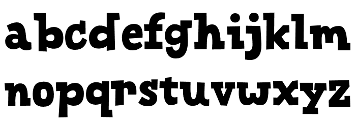 Pop Strap DEMO Font LOWERCASE