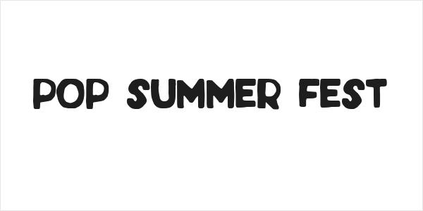 Pop Summer Fest Logo
