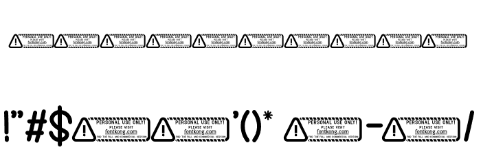 Pop Sunshine PERSONAL USE ONLY! Font OTHER CHARS