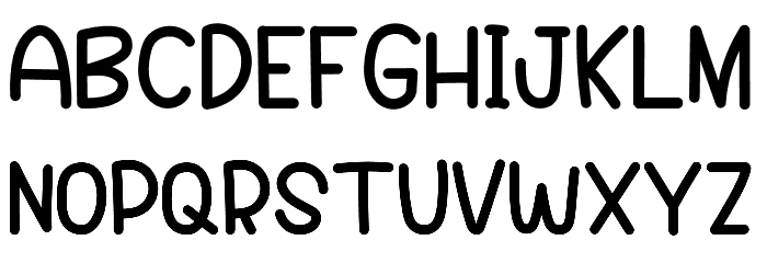 Pop Sunshine PERSONAL USE ONLY! Font UPPERCASE