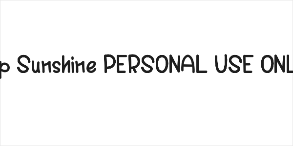 Pop Sunshine PERSONAL USE ONLY! Logo