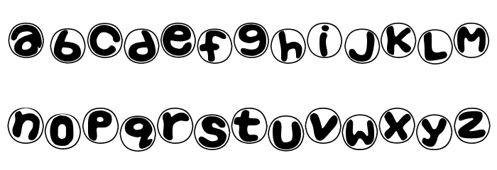 Pop Up Font LOWERCASE