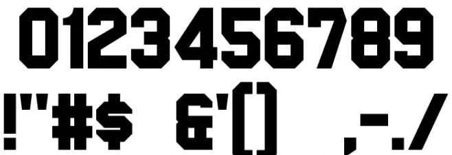 Pop Warner خط محارف أخرى