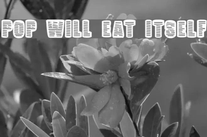 Pop Will Eat Itself Schriftart examples