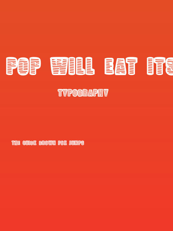 Pop Will Eat Itself Poster