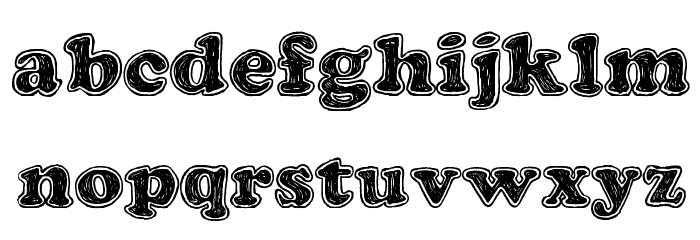 Pop of the Tops Font LOWERCASE