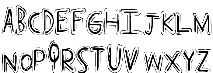 PopCap Font LOWERCASE