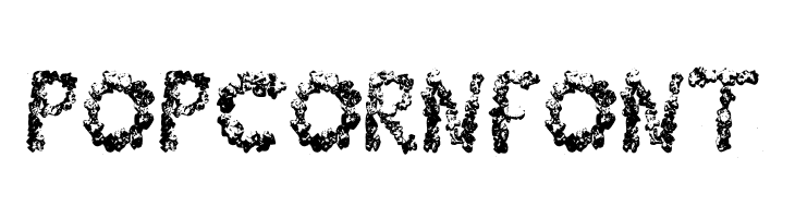 PopCornFont  Frei Schriftart Herunterladen