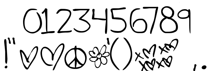 PopStar Autograph Font OTHER CHARS