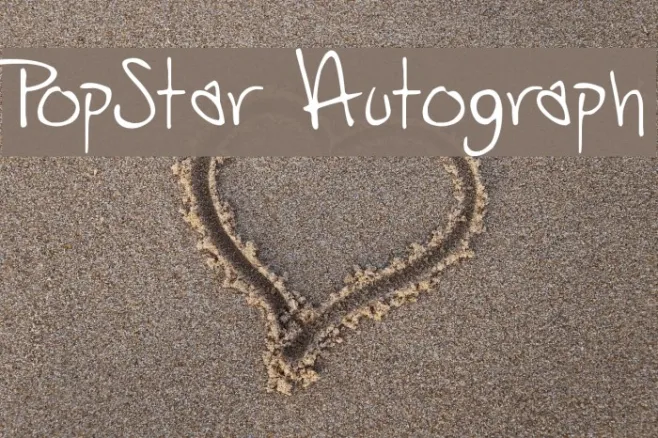 PopStar Autograph Example 2