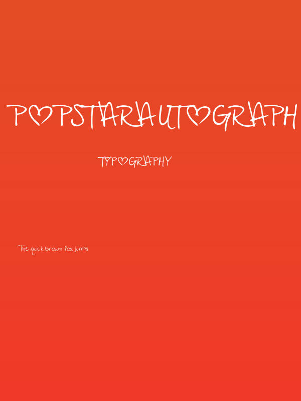 PopStarAutograph Poster