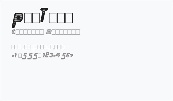 PopTivi Business Card