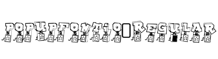 PopUpFontio-Regular  font caratteri gratis