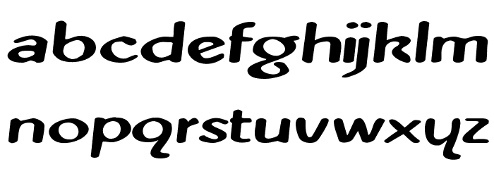 PopUp Font LOWERCASE
