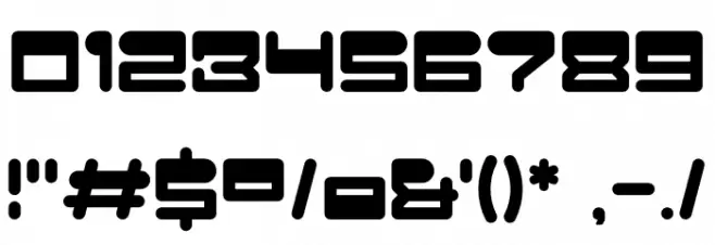 Popboy Font OTHER CHARS