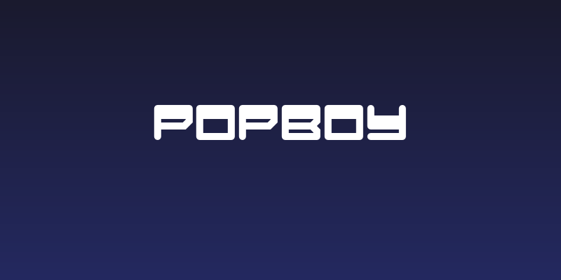 Popboy Social Header