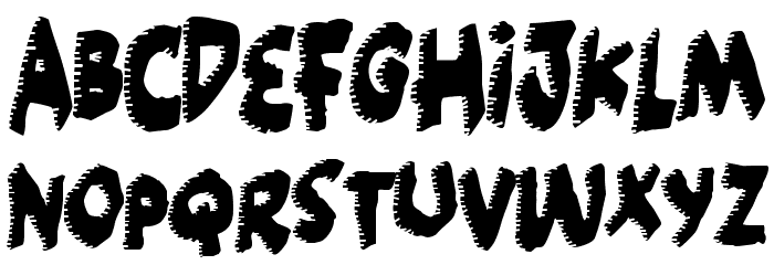 Popcorn NOT included Font LOWERCASE
