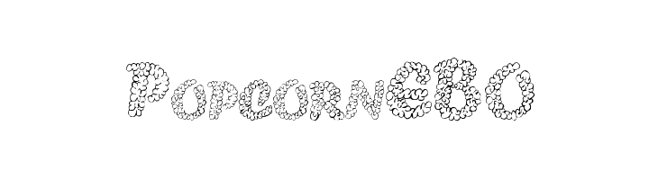 PopcornEBO Font