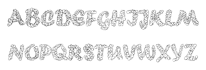 PopcornEBO Font LOWERCASE