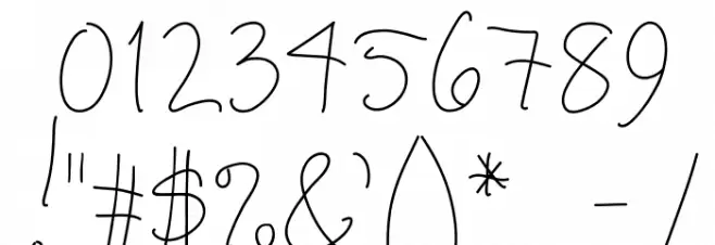 PopcornMountain-CondThin Font OTHER CHARS