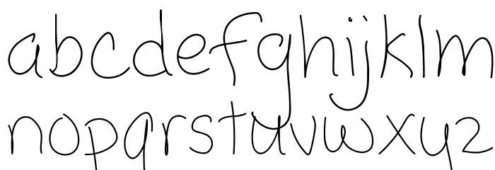 PopcornMountain-CondThin Font LOWERCASE