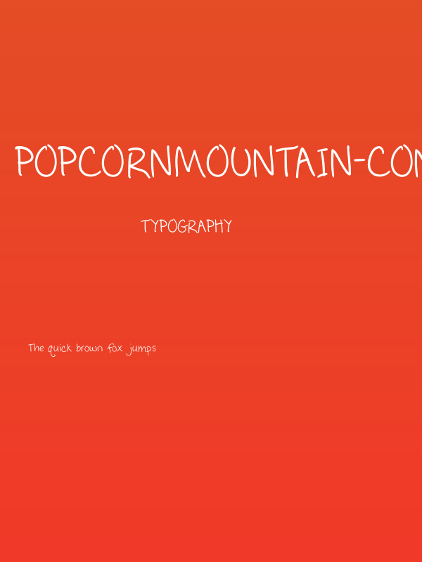 PopcornMountain-Cond Poster
