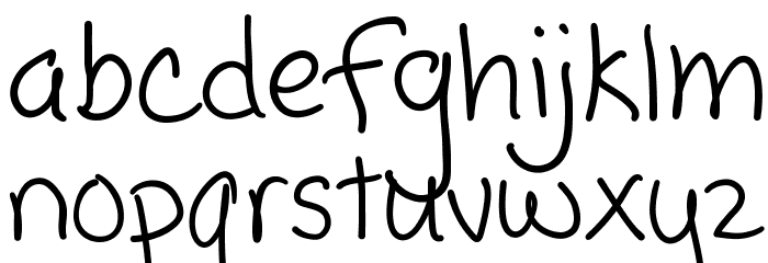 PopcornMountain-Cond Font LOWERCASE