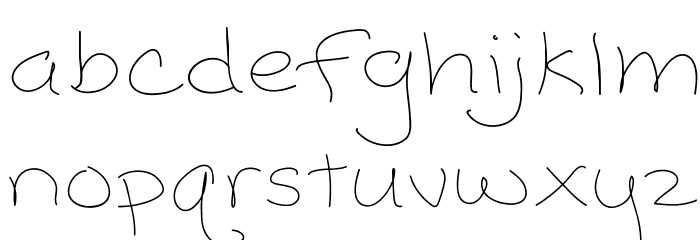 PopcornMountain-StdThin Font LOWERCASE