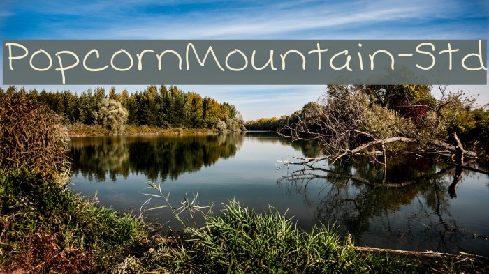 PopcornMountain-Std Font examples