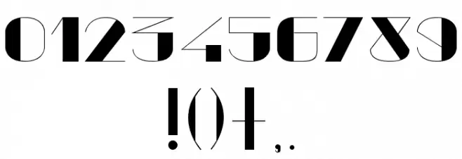 Popeye Type Font OTHER CHARS