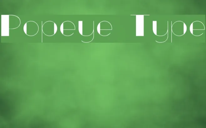 Popeye Type Example 3
