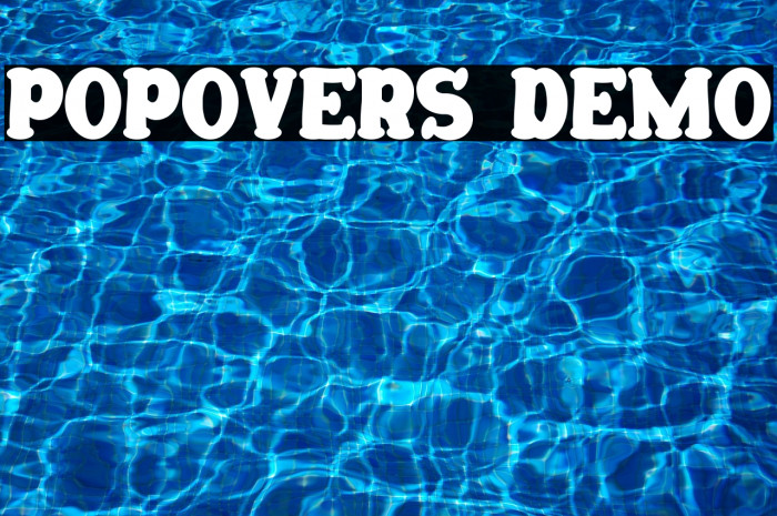 Popovers Demo Example 2