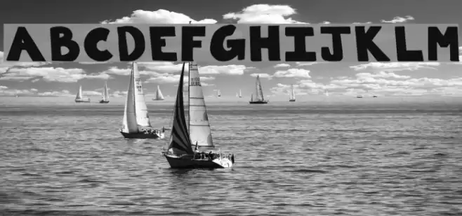 Poppies Font examples