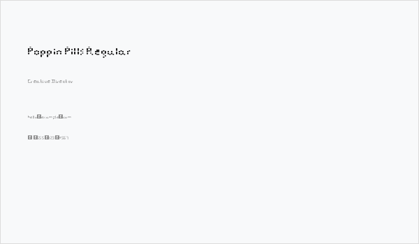 Poppin Pills Regular Business Card