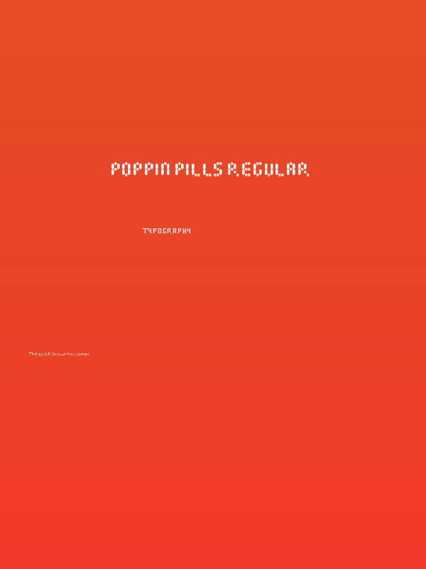 Poppin Pills Regular Poster