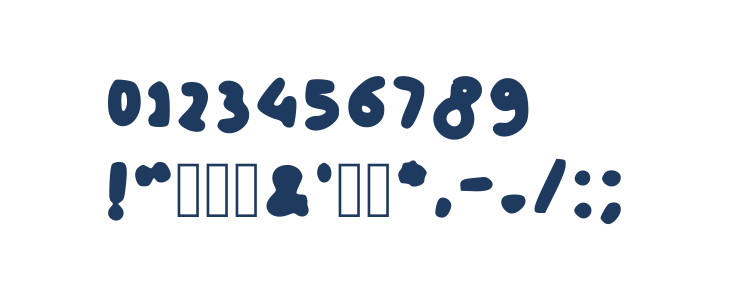 Poppin Regular Other Characters