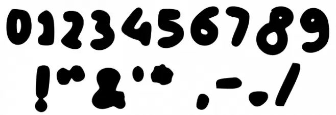 Poppin Regular Font OTHER CHARS