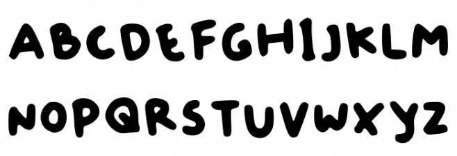 Poppin Regular Schriftart Groß