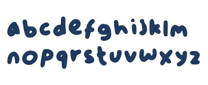 Poppin Regular Lowercase