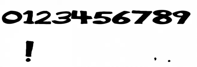 Popping Popcorn Font OTHER CHARS