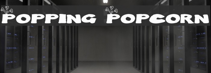 Popping Popcorn Font examples