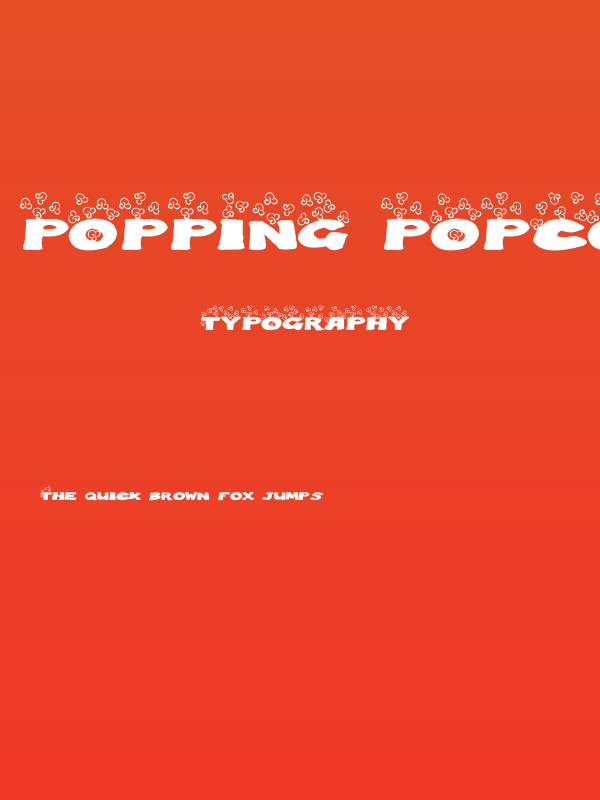 Popping Popcorn Poster