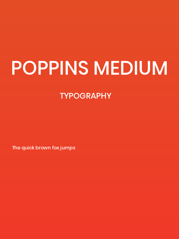 Poppins Medium Poster