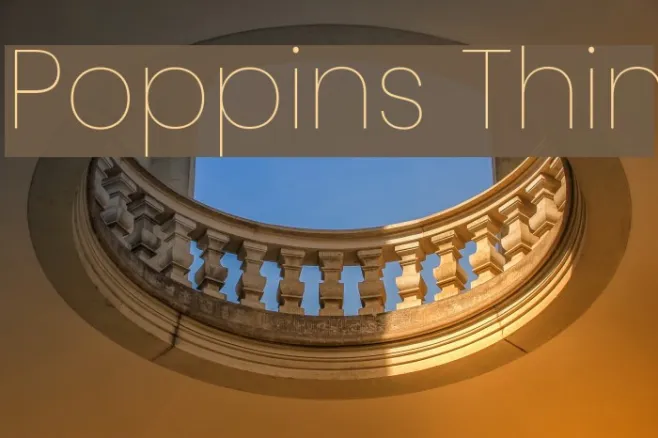 Poppins Thin Example 1