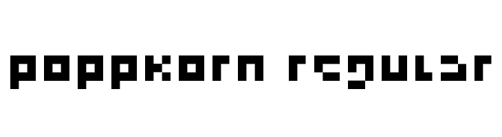 Poppkorn Regular Fonte