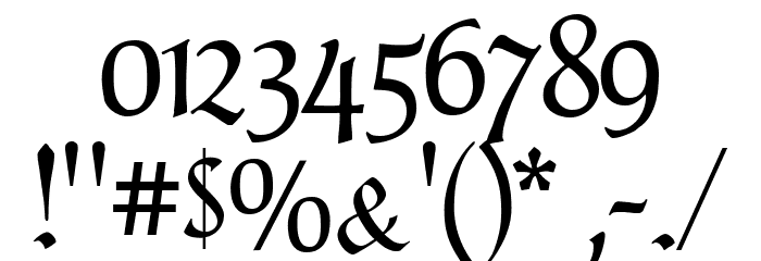 PopplFrakturCAT Font OTHER CHARS
