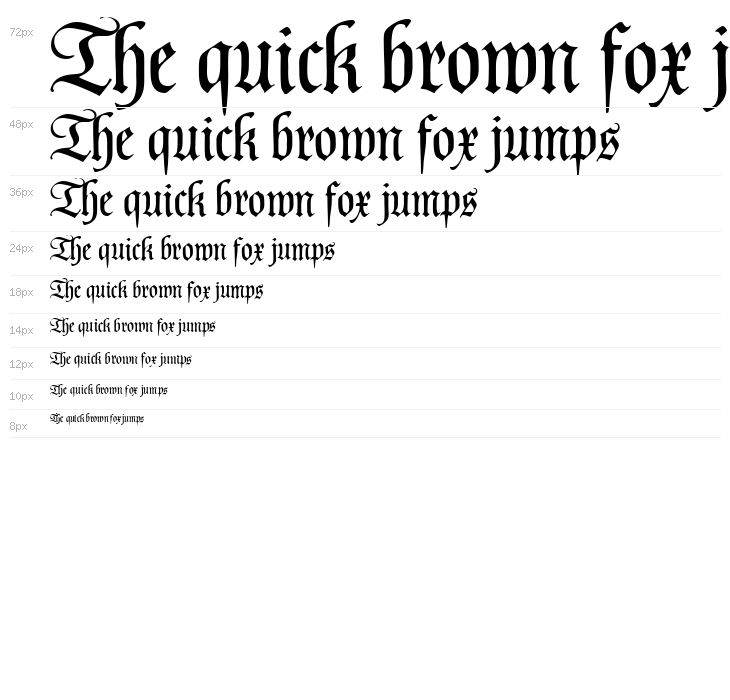 PopplFrakturCAT Waterfall